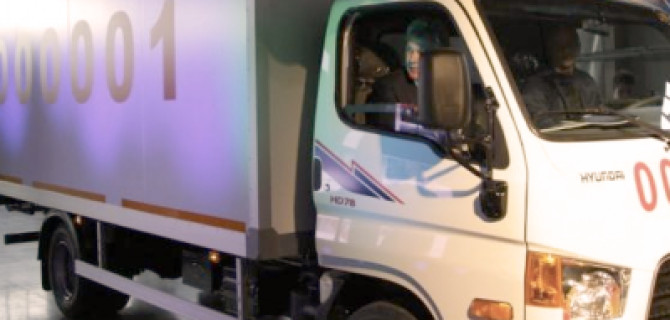 Корейские Hyundai HD78 экспортируются из России в Беларусь