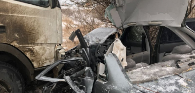 В массовом ДТП в Татищевском районе погиб водитель «Приоры»