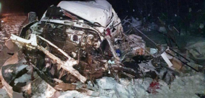 В массовом ДТП в Коми погиб один человек и пятеро пострадали