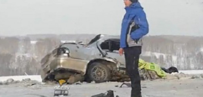 Водитель иномарки погиб в ДТП под Новосибирском