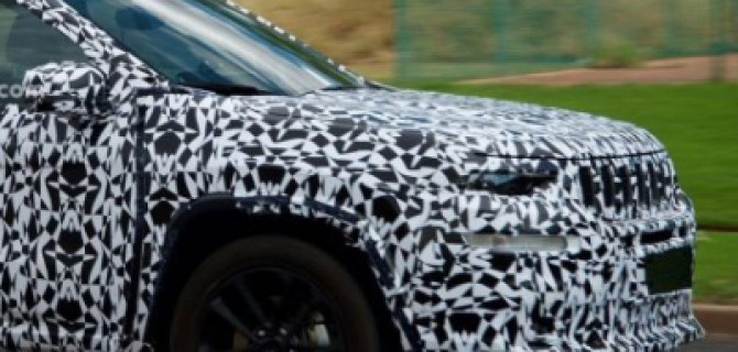 Новый Jeep Wagoneer в камуфляже заснят во время тестов