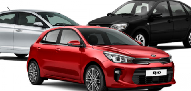 Всего 3 модели авто захватили лидерство в 15 самых крупных российских городах