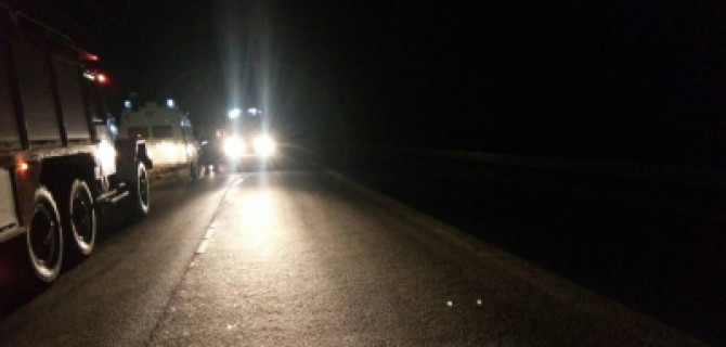 Под Тулой иномарка сбила пешехода