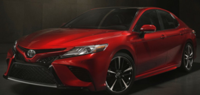 Обновленная Toyota Camry появится в России в 2018 году