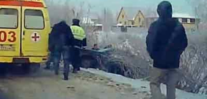 В массовом ДТП на въезде в Курган погибла женщина