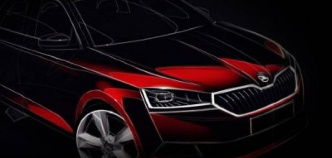 В Сети появился тизер обновленного хэтчбэка Skoda Fabia