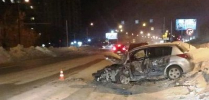Пьяный водитель спровоцировал ДТП в Новосибирске