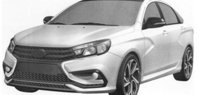 Lada Vesta Sport запатентовала дизайн