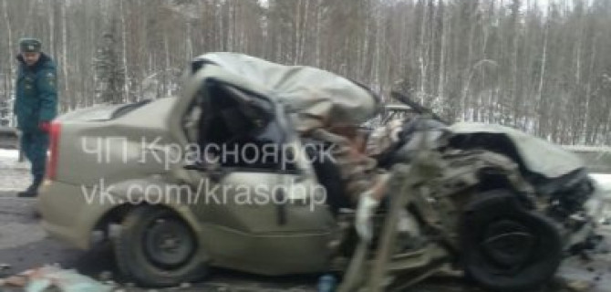 Мать троих детей погибла в ДТП под Красноярском