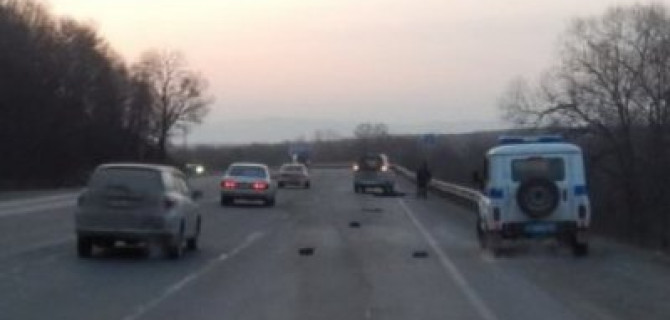 Иномарка насмерть сбила женщину в Приморье