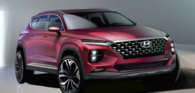 Перед премьерой опубликованы первые изображения новой Hyundai Santa Fe 