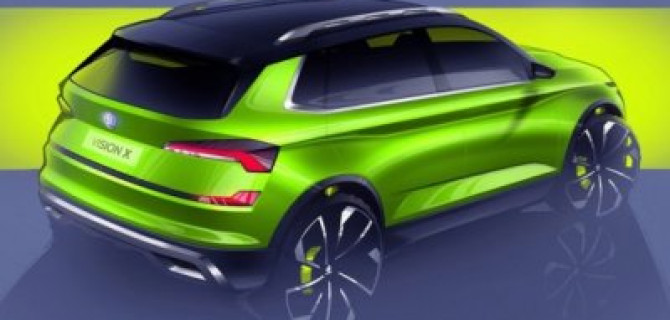 Skoda обещает оформить новый кроссовер Vision X хрусталём