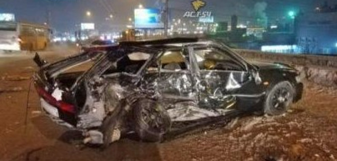 Пассажир иномарки погиб в ДТП на Димитровском мосту в Новосибирске