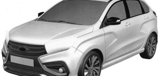 Спортивная модификация Lada XRAY получила патент