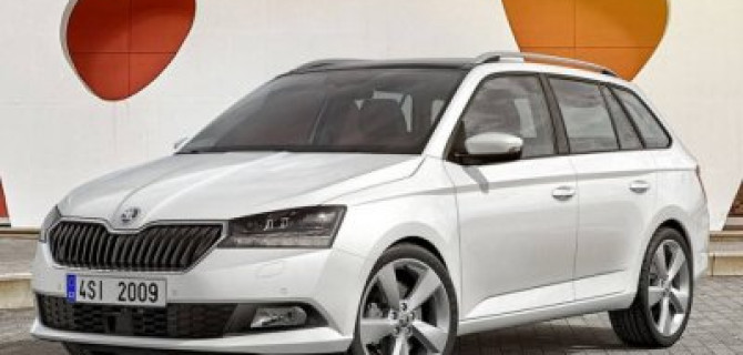 Опубликованы фото новой версии хетчбэка и универсала Skoda Fabia