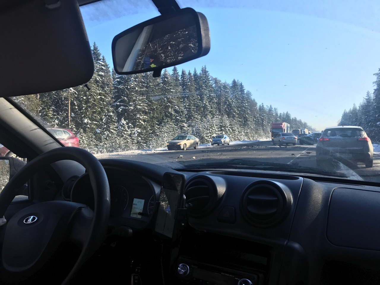 На «Скандинавии» произошло ДТП с пострадавшими (1)