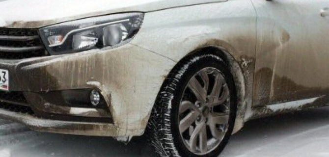 Lada Vesta Sport заснята фотошпионами в суровых условиях Сургута