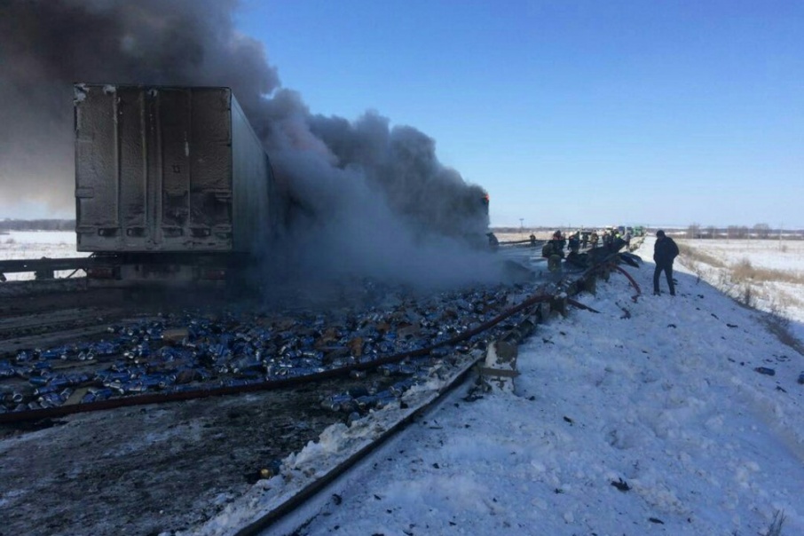 Три человека погибли в ДТП с фурами в Башкирии (2)