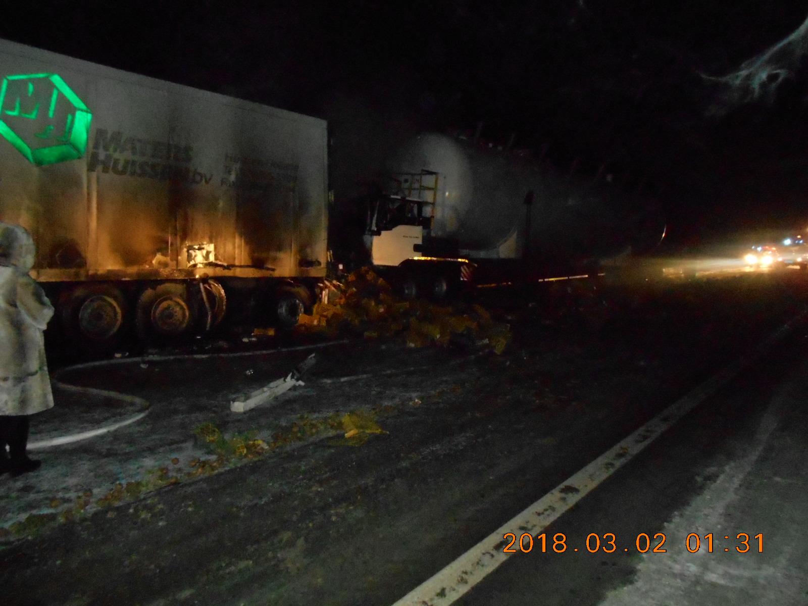 Новое смертельное ДТП на М-5 погиб водитель грузовика (1)