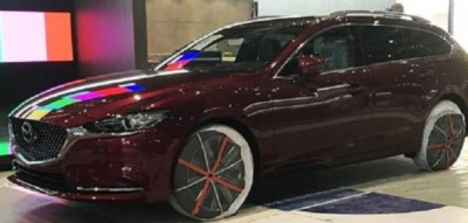 Новую Mazda6 фотошпионы сняли прямо на стенде на автосалоне в Женеве