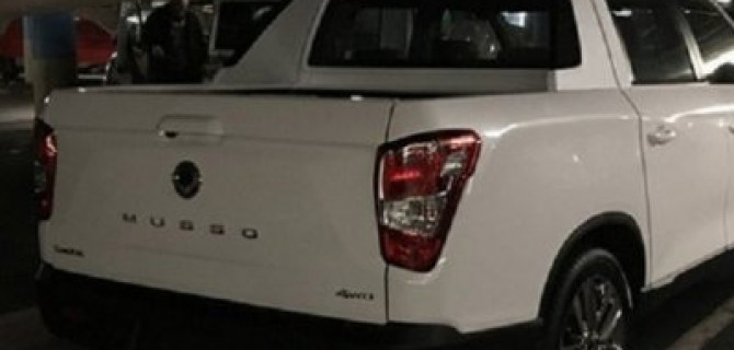 Фотошпионы "поймали" новый пикап Ssang Yong Musso перед премьерой в Женеве