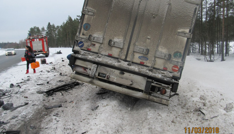 В ДТП на трассе «Кола» погиб водитель BMW