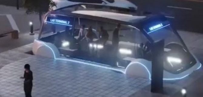 Илон Маск придумал подземную маршрутку