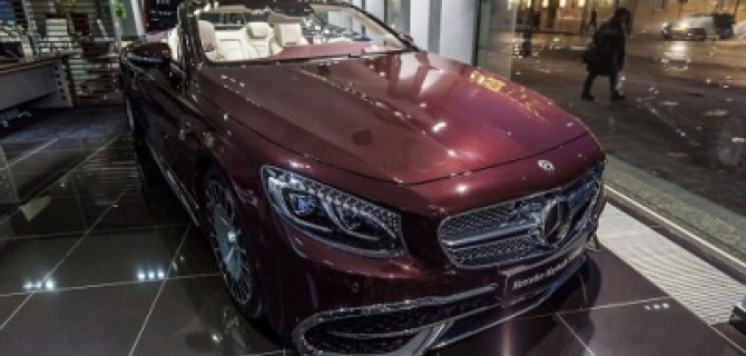 Самый дорогой и единственный в России Mercedes-Maybach S 65 Cabriolet в АВИЛОН Воздвиженка!