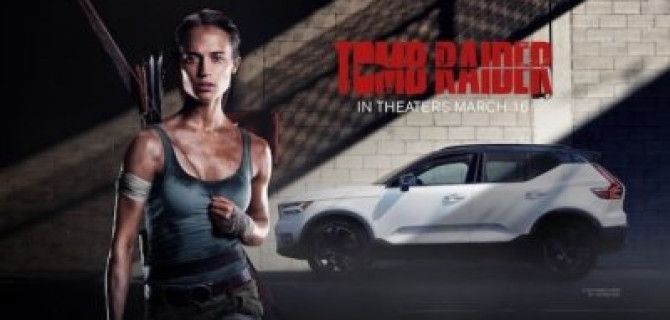 Кроссовер Volvo XC40 стал «автомобилем героя» в выходящем на экраны фильме «Tomb Raider: Лара Крофт»