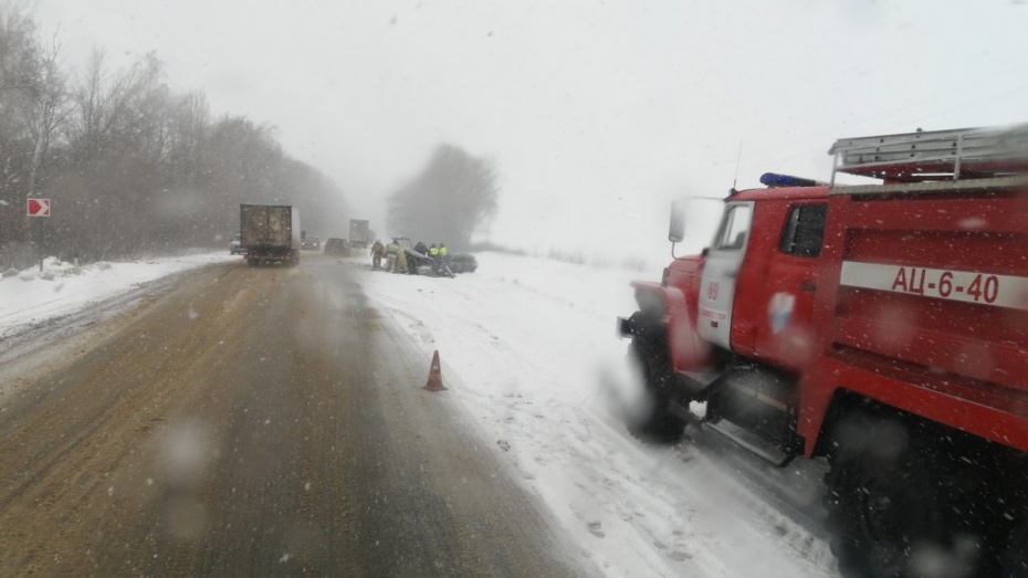 Пять человек, включая детей, пострадали в ДТП под Воронежем (1)