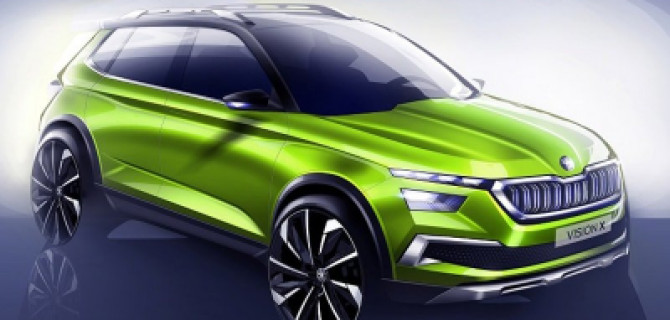 SKODA рассекретила новый компактный кроссовер