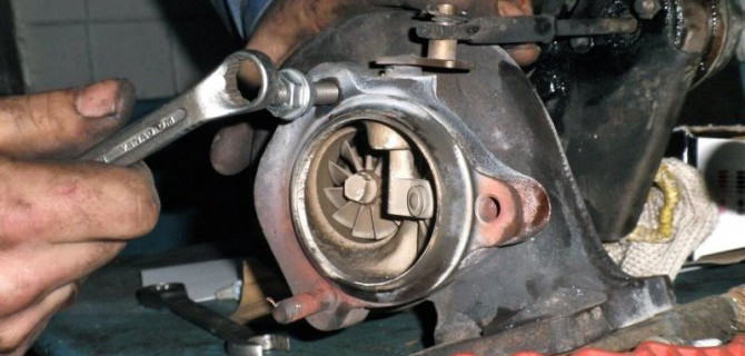 Ремонт турбины в сервисной станции от профи