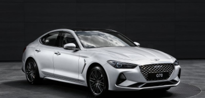 GENESIS анонсирует выход седана G70  на Российский рынок.  