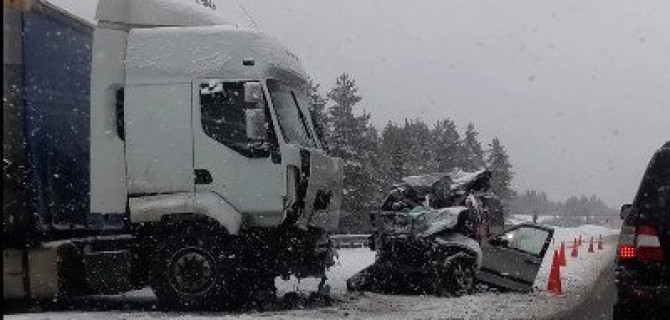 Водитель погиб в ДТП с фурой на «Скандинавии»