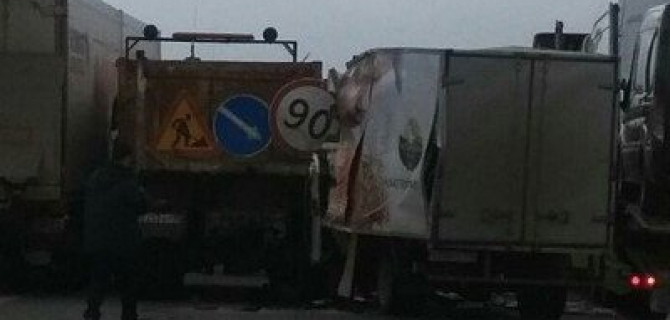 Под Нижним Новгородом столкнулись «Газель» и КамАЗ