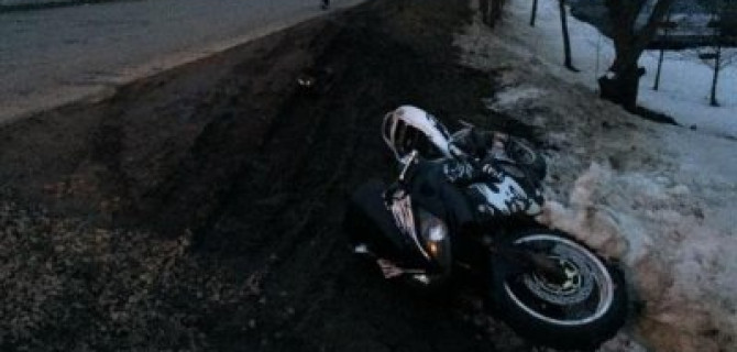 В Щекинском районе пострадал мотоциклист