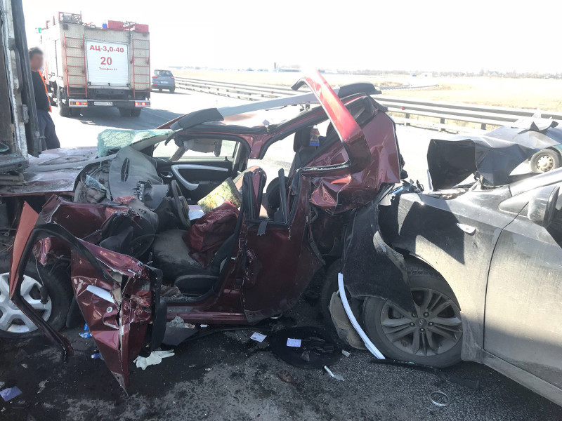 Женщина-водитель тяжело пострадала в ДТП на КАД (3)