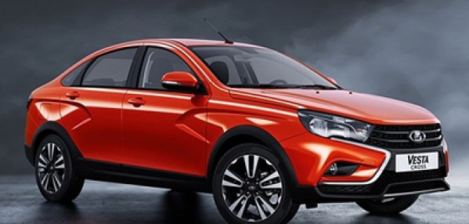 "АвтоВАЗ" представил свой первый внедорожный седан Lada Vesta Cross