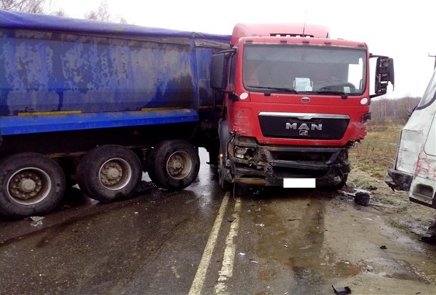 Водитель попал в больницу после ДТП под Тулой (1)