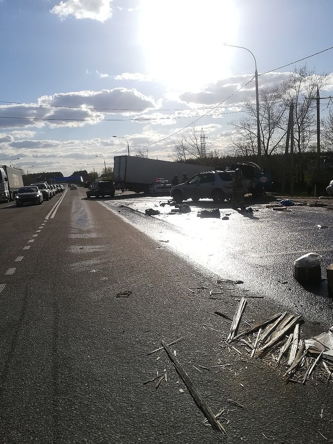 В массовом ДТП под Орлом пострадали два человека (3)