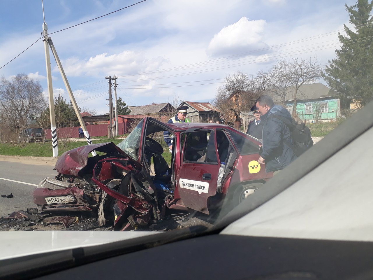 На Московском шоссе в Туле в ДТП погиб водитель