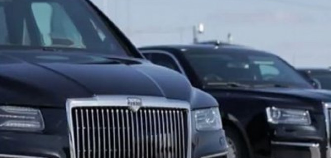 Минивэн Aurus Arsenal проекта «Кортеж» случайно показали по ТВ