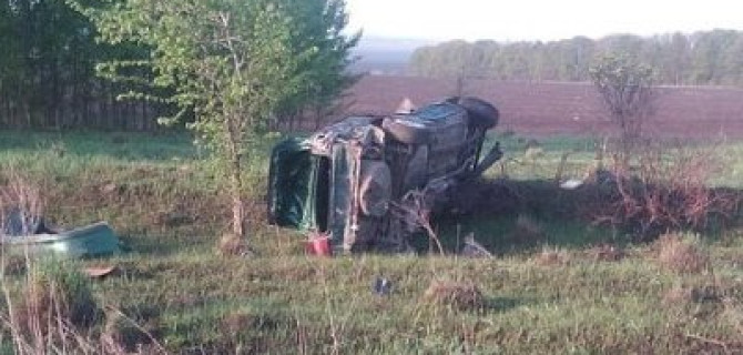 В Тульской области погиб молодой водитель опрокинувшейся иномарки