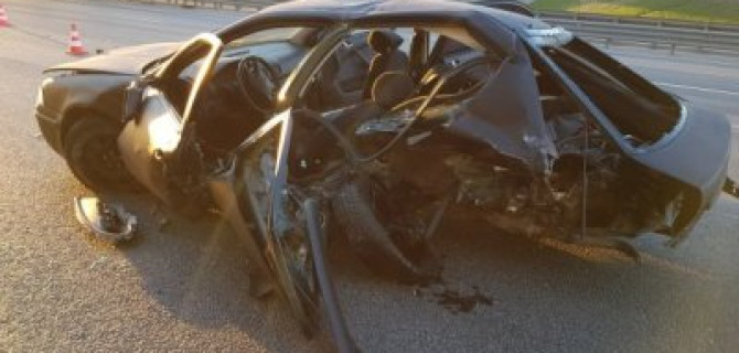 В ДТП на КАД с двумя иномарками погиб человек