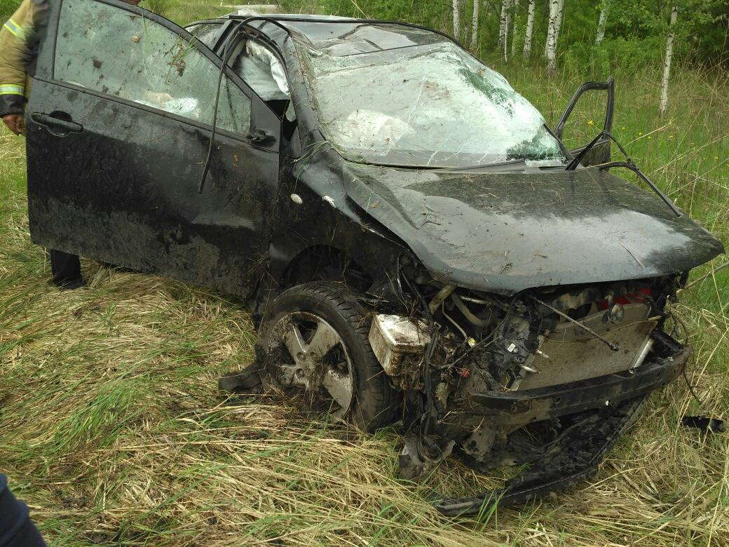 20-летняя девушка-водитель погибла в ДТП в Лукояновском районе (2)