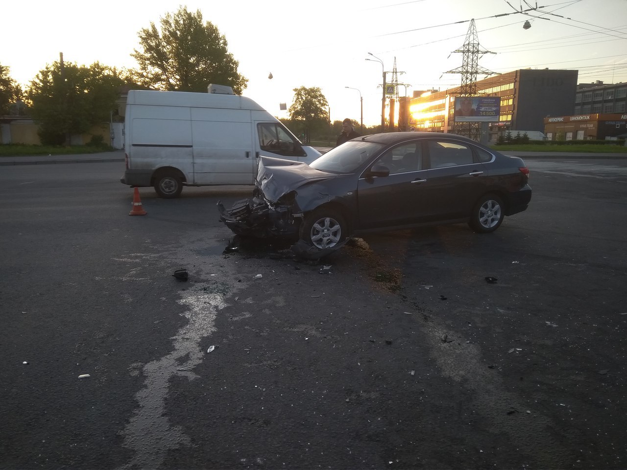 Двое взрослых и младенец пострадали в ДТП на Индустриальном (1)