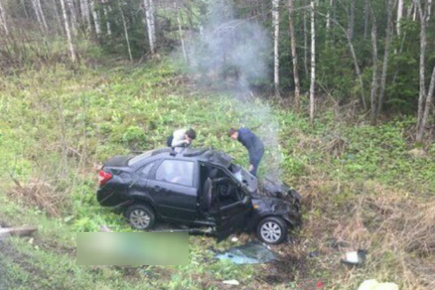 В ДТП в Яшкинском районе Кемеровской области погибли два человека (2)
