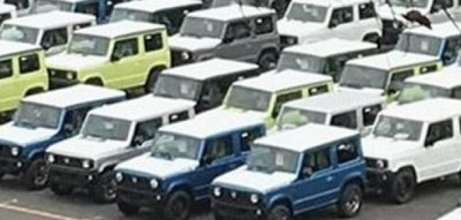 Новый Suzuki Jimny заснят японскими шпионами и выложен в Сеть