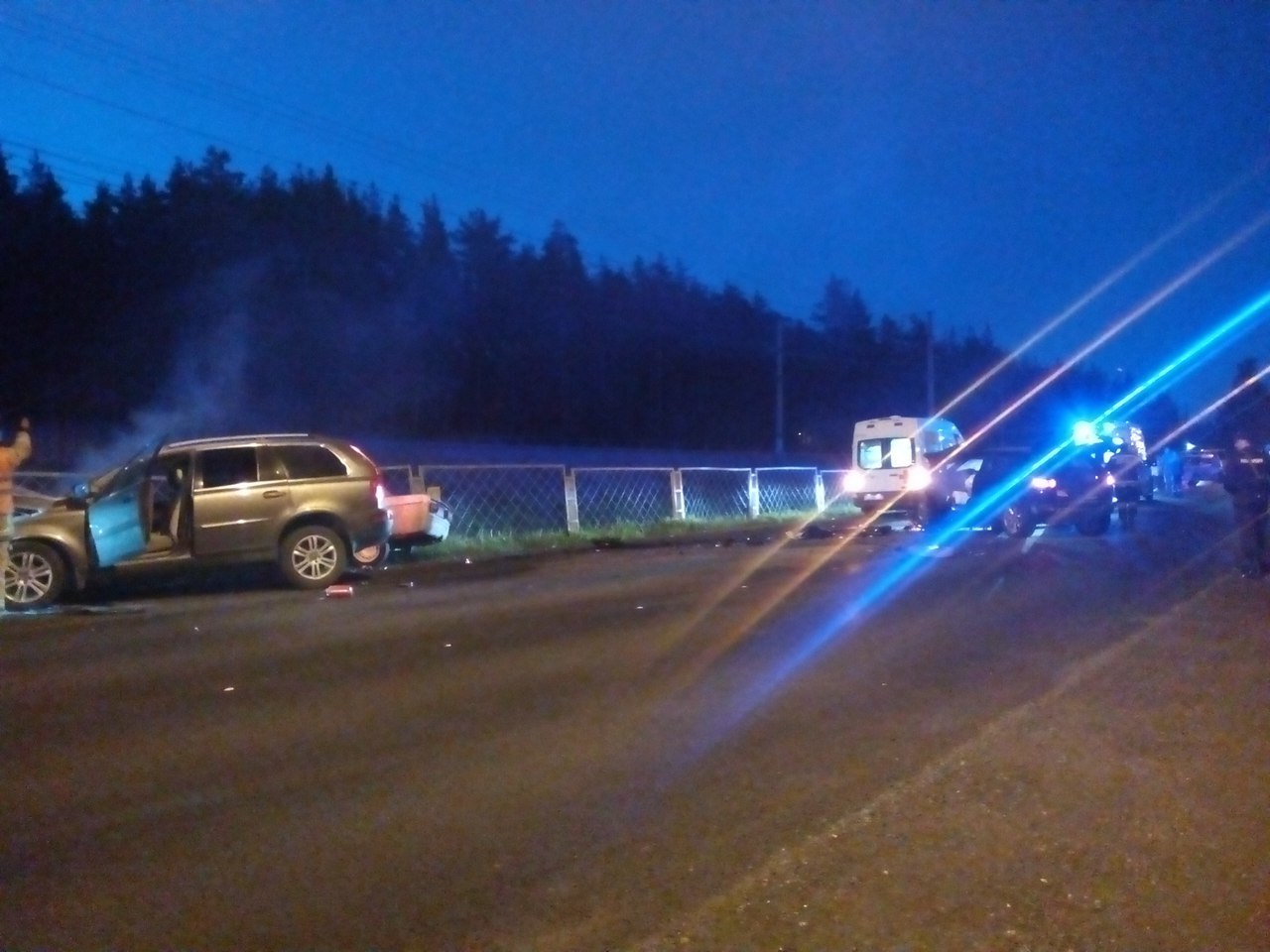 Двое детей и двое взрослых пострадали в массовом ДТП в Петербурге (2)