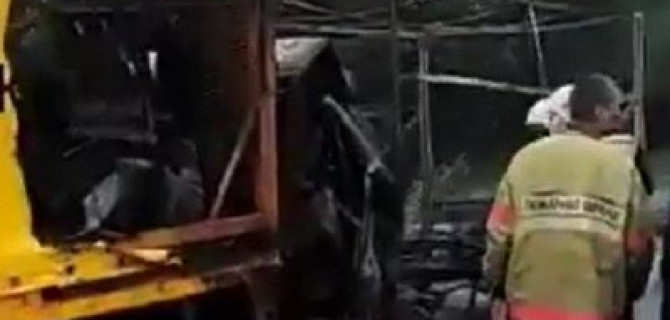 Водитель «Газели» сгорел в машине после ДТП на Ставрополье